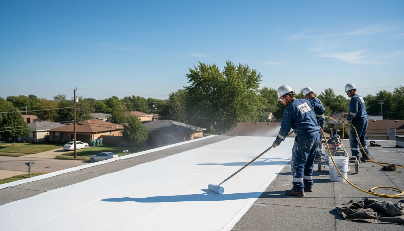 Commercial roof coating in Greig, NY near me
